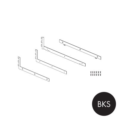 30 mm corner shelf brackets